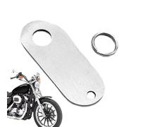 Ganci per campanelli da guida Luck per motociclisti, ganci per campanelli per motori e anelli divisi,Adatto a qualsiasi portachiavi campanello | Portachiavi per accessori moto adatto a