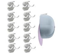 Ganci Per Cappelli A Parete - 10 Pezzi Appendino Adesivo Per La Conservazione E Organizzazione | Supporto Per Cappelli Da Parete | Per Porta, Armadio, Camera Da , Appartamento, Ingresso, Posto Di Lavo
