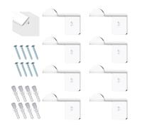 Ganci per cappelli per adesivo da parete - Organizer Hatt acrilico a tesa larga da 2,8 pollici, confezione da 8 | Mensola per cappellini da baseball, supporto per cappelli da magazzino