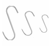 Ganci per Carne Gancio da Macellaio S GANCIO 180mm 5 Pezzo Macelleria metzger