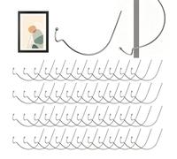 Ganci per cartongesso, cinquanta pezzi per appendere quadri in cemento, fissaggi e supporti da parete in gesso, per orologi, scaffali, dipinti, fotografie, specchi, casa, ufficio, appartamento
