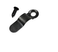 Ganci per Cornici 50 pezzi in metallo, ferro, arco piegato, elastico a molla, cornice for specchio for foto, pannello posteriore, pulsante di rotazione, clip a scatto con viti(A black)