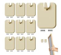 Ganci per cornici per Placo - Ganci da parete per quadri e pitture, 10 pezzi supporto adesivo da parete per tela decorazione della camera da Placo Pittura in dormitorio appartamento scuola hotel