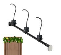 Ganci per corone di porta d'ingresso, supporto per corona di porta, supporto regolabile rimovibile senza foratura, per ufficio, camera da, lavanderia, luogo di lavoro, campeggio