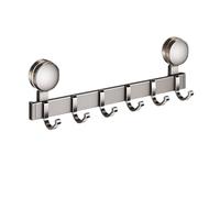 Ganci per doccia accessorio riutilizzabile porta bagno senza foratura | Resistente per porta e parete, per bagno, cucina. Per appendere asciugamani, accappatoi, chiavi, utensili.