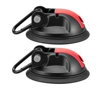 Ganci per esterni, S per finestre resistenti, 2 ganci grandi con resistenti | Gancio di sicurezza portatile per finestra, parete della doccia, tenda per auto, trappola per campeggio, a