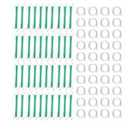 Ganci Per Filo Da | Clip Resistenti Antipizzicamento - 40 Pezzi Ganci Per Piante Rampicanti Per Traliccio - Per Cetrioli, Frutta, Colture, Interno Ed Esterno, Giardino, Fattoria, Patio, Serra