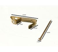 Ganci Per Foto Appesi Singoli N0. 1 EB Ottone + Spilli Confezione 100 + Spilli