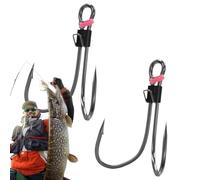 Ganci per gamberetti, Gancio per gamberetti - Ganci in acciaio al carbonio per acqua | Accessori per esca per il titolare di esca da campeggio, attività di gruppo