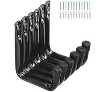 Ganci per garage, 6 pezzi, ganci per appendere oggetti durevoli, ganci per sedie, supporti da garage a parete, ganci per scala, bicicletta, tubo da giardino