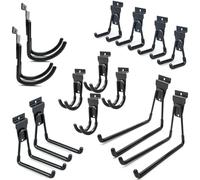 Ganci per garage Slatwall Multi Size Slatwall Accessori Heavy Duty Doghe da parete doppi ganci e grucce