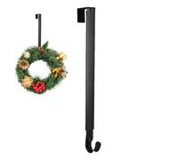 Ganci per ghirlande regolabili per porta | Appendini in metallo con ghirlanda per tutto l'anno con lunghezza regolabile | Decorazioni stagionali per Natale, Ringraziamento, Halloween, raccolto autunna