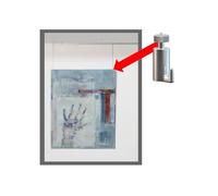 Ganci per kit Arte System - portata massima 15 kg - Studio T - conf. 10 pezzi