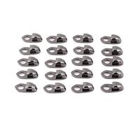 Ganci per Lacci per Stivali Durevoli Set da 20 Pezzi Fibbie per Lacci in Lega per Accessori per Arrampicata Sul Campo di Riparazione