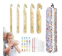 Ganci per Lingerie,Set di ganci - Strumenti per maglieria multidimensionali, 12 mm-25 mm per copertine sciarpe bambole, scialli e creazioni tessili