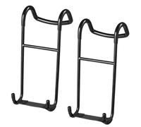 Ganci per manubri, 2 per manubri, ganci per bilanciere, capacità 102 kg, gancio di sicurezza per panca sul petto