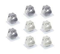 Ganci Per Mocio Autoadesivi Da 8 Pezzi, Clip Di Stoccaggio Multifunzionali Senza Perforazione, Strumenti Per Fissare Oggetti, Adatti Per Cucine E Bagni