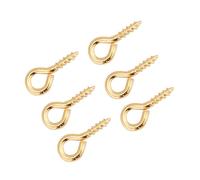Ganci per Occhi Piccoli, Mini Perni per Occhi Ganci per Viti con Filo in Lega Ganci per Occhi Risultati di Gioielli 3 Colori 200 Pezzi/Borsa Perni per Occhi Perni per Occhi