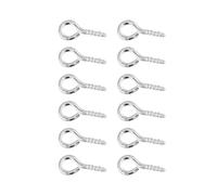Ganci per Occhi Piccoli, Mini Perni per Occhi Ganci per Viti con Filo in Lega Ganci per Occhi Risultati di Gioielli 3 Colori 200 Pezzi/Borsa Perni per Occhi Perni per Occhi