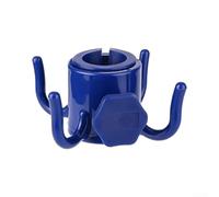 Ganci per ombrellone da Spiaggia 4 Regolabili in Plastica Ganci(Blue, 1 pc) | Plastica ABS leggera, design a 4 denti, mantiene per oggetti lontani dalla sabbia, per ideale per mare