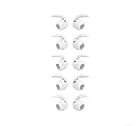 Ganci per orecchie in silicone per Samsung Galaxy Buds 4 Plus 4 Pro, 5 paia di morbide alette antiscivolo per mantenere gli auricolari in posizione durante lo sport, la corsa e gli esercizi quotidiani