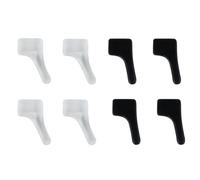 Ganci per orecchie in silicone - Supporto per orecchio antiscivolo, 4 paia di comode clip corte, per occhiali durevoli 1,5 x 2 cm | Pratico cinturino per occhiali da sole cinturino per