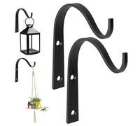 Ganci per Piante 2 Pezzi Ganci per Piante in Metallo a Parete 8 9 cm Supporto per Appendere 22 libbre Gancio di Carico Staffa per Gancio per Pastori per Lanterne Appese Fioriera per Mangiatoia per Uc