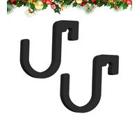 Ganci per poggiatesta auto - Coppia di organizzatori di seggiolino auto per borsa a portafoglio | Supporto portaoggetti multifunzione per viaggi auto SUV camion Garlande di Natale ombrello