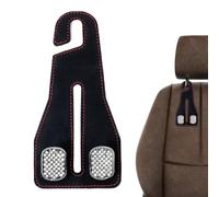 Ganci per poggiatesta per auto, in pelle PU, resistente, organizer per sedile auto, per cappelli, borse, cappotti, organizzazioni su strada, viaggi, camion, camper, SUV, automotive