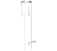 Ganci per porta della doccia, in acrilico, ganci per porte in vetro, per asciugamani, accappatoi e luffe, set da 6 pezzi, trasparenti, resistenti, antiscivolo, non sono necessari fori per docce senza