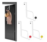 Ganci per porta, gancio per cappotto porta | 3x asciugamano in ferro Hooks appendiabiti con perline rotonde colorate - Rack di stoccaggio dietro il cappello creativo della porta e le grucce per