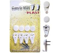 GANCI PER QUADRI 'MàS PLAST' blister 4 pezzi (Confezione da 12 CF)
