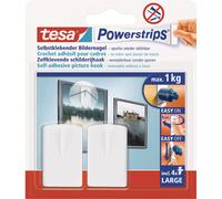 Ganci per quadro Tesa Powerstrips bianco 2 pz + 4 Powerstrips Large Bianco