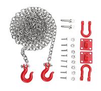 Ganci per rimorchio RC, Gancio di traino di salvataggio a forma di U Catena per rimorchio assemblare parti Accessori decorativi per auto RC portatili ad alta simulazione per auto RC in scala 1/10
