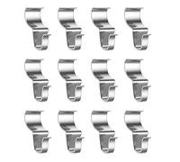 Ganci per rivestimenti in vinile senza buco inossidabile senza foro necessario per rivestimenti in vinile per ganci sospesi per decorazioni esterne 12pc/set di da esterno