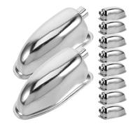 Ganci per Rullante in Ferro, 10 Pezzi, Supporto Regolabile Argento | Compatibilità Elevata, Sostegno Stabile, Design Multifunzione, Parti per Strumento, Accessori Musicali, Colore Argento