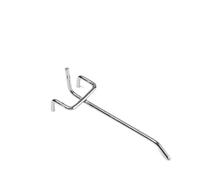 Ganci Per Scaffali Di Negozi 5-10 pezzi Ganci for bancarelle in rete for negozi for appendiabiti da parete for scaffali for supermercati for pannelli in universali in metallo(25mmX150mm,10pcs)