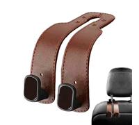 Ganci per sedile auto, ganci per sedile auto, ganci per poggiatesta, in pelle sintetica, organizer multifunzione per bagagliaio, accessori per organizzazioni di veicoli
