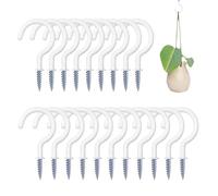 Ganci Per Soffitto Per Piante - Organizzatore Per La Conservazione In Interno Ed Esterno - 20 Pezzi Ganci A Vite Per Soffitto | Per Cucina Bagno Cantina Garage Appartamento Casa Patio Giardino E Rimes