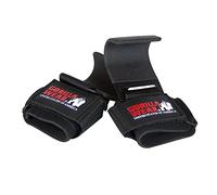 GORILLA WEAR Weight Lifting Hooks - Black - One Size