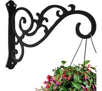 Ganci per staffe da parete in metallo, lanterna per fiori per piante sospes, supporto per gancio per piante sospese per carichi pesanti, gancio per piante decorativo in metallo resistente alla ruggine