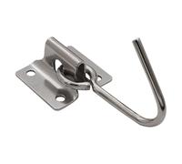 Ganci per stringhe luminose esterne, supporto per amaca da 4,29 x 2,17 pollici, clip per luce esterna in acciaio | per corona, decorazione di immagini, porta finestra,