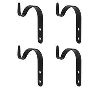 Ganci per - Supporto da appendere in metallo tipo J - Gancio da giardino decorativo da parete - Appendiabiti per lanterne, mangiatoie per uccelli, cesti di fiori, campanelli eolici patio, balcone