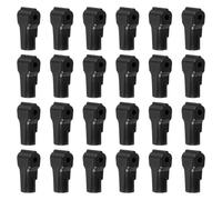 Ganci per tavolo forato 5 mm, 25 pz, anti-ladro, per retail, nero