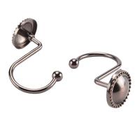 Ganci per tenda da doccia in bronzo lucidato a olio, anelli decorativi antiruggine, 16 pezzi, bronzo