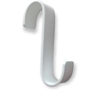 Ganci per Termoarredo bianco, Gancio Bagno in PMMA CRYLUX COLATO bianco Bagno Appendi accappatoio asciugamani appendiabiti per termosifoni (1) a