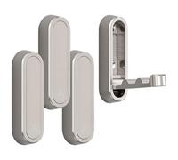 Ganci pieghevoli da parete - ganci appendiabiti da parete | Ganci da parete pieghevoli | 4 x organizer decorativo per portaoggetti, portachiavi per strati di borse per cappelli