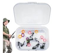 Ganci porta esche - Gancio posteriore per gamberetti per barca da pesca primaverile - Accessori per porta esche da pesca, clip per uso in acqua dolce e salata