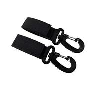 Ganci portatili per passeggino, regolabili, multiuso, leggeri, clip per appendere le mani