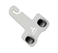 Ganci Premium in Pelle per Sedile Auto, Doppio Gancio per Mitsubishi Colt 5 Doors 2004 2005 2006 2007 2008 2009 2010, Pratico per Borse e Oggetti, Accessorio Organizzatore per Auto di Qualità, Uno